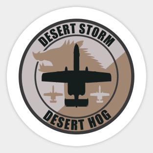 A-10 Warthog Desert Storm Patch Sticker